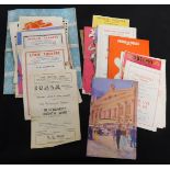 Packet 27 assorted theatre programmes, 1949-77 plus 4 other programmes (31)