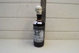 HALLOWEEN INTEREST - A POTTERY BOTTLE MARKED 'TRICK OR TREAT SPECIAL POTION'