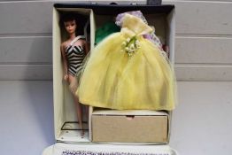 1960S BARBIE DOLL WITH VARIOUS OUTFITS, SOME HOME MADE, WITH ACCOMPANYING BARBIE DOLL CASE AND A