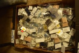 BOX OF AS NEW HARDWARE STORE PACKAGED SUNDRIES
