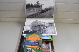 BOX OF VARIOUS RAILWAY RELATED BOOKS