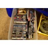 LARGE BOX ASSORTED DVDS