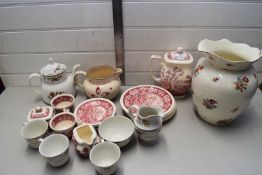 MIXED LOT COMPRISING QUANTITY OF VILLEROY & BOCH RUSTICANA PATTERN TABLE WARES PLUS ROYAL DOULTON