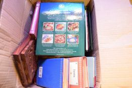 BOX OF MIXED BOOKS TO INCLUDE COLLECTORS LIBRARY AND COOKERY INTEREST