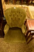 SMALL BUTTON BACK ARMCHAIR, 50CM WIDE