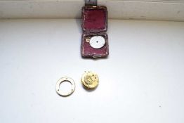 EARLY 19TH CENTURY FUSEE POCKET WATCH MOVEMENT