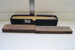 TWO VINTAGE SHARPENING STONES