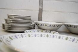 QTY OF RIDGWAY WHITE MIST PATTERN TABLE WARES