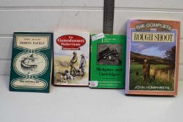 MIXED LOT - SHOOTING AND FISHING INTEREST BOOKS TO INCLUDE 'THE COMPLETE ROUGH SHOOT' BY JOHN