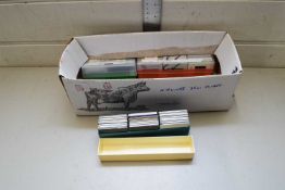 BOX CONTAINING OVER 100 35MM PHOTOGRAPH SLIDES OF VARIOUS AIRLINES