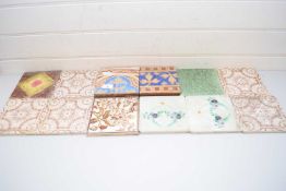 COLLECTION VICTORIAN TILES TO INCLUDE MINTON FLOOR TILES AND FURTHER AESTHETIC STYLE WALL TILES