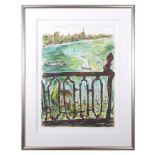 Bob Dylan, American Contemporary, ‘Vista From Balcony’. Giclée print on wove, inscribed and