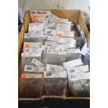 BOX OF UNUSED PACKS OF NAILS