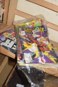 BOX OF VINTAGE MARVEL COMICS TO INCLUDE SLEEPWALKER, THE NEW WARRIORS