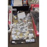 BOX OF AS NEW HARDWARE STORE SUNDRIES, HOOKS, CATCHES, HINGES ETC
