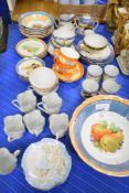MIXED LOT OF JAPANESE EGG SHELL TEA WARES AND OTHER CERAMICS
