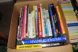 BOX OF MIXED BOOKS - GUINNESS BOOK OF RECORDS