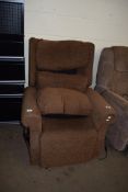 BROWN ELECTRIC RECLINER CHAIR