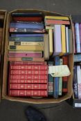 BOX OF MIXED BOOKS TO INCLUDE RANGE OF FOLIO SOCIETY, JANE AUSTEN ETC