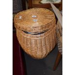 WICKER LAUNDRY BASKET