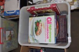 BOX OF COOKERY BOOKS