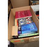 BOX OF PAPERBACK SIGNED FICTION BOOKS