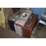 THREE VINTAGE SUITCASES