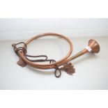 COPPER AND BRASS POST HORN