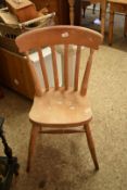 SINGLE BEECHWOOD KITCHEN CHAIR