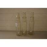 THREE VINTAGE ESSO 1PT BOTTLES