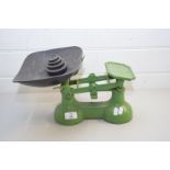 VINTAGE KITCHEN SCALES AND WEIGHTS