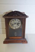 LATE 19TH CENTURY MANTEL CLOCK WITH GLAZED DOOR