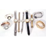 Mixed Lot: collection of 9 20th/21st century ladies quartz movement wrist watches including examples