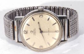 Gents third quarter of 20th century Omega Automatic wrist watch with stainless steel case,