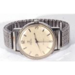 Gents third quarter of 20th century Omega Automatic wrist watch with stainless steel case,