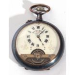 Last quarter of the 19th/first quarter of 20th century Hebdomas patent 8-day movement pocket watch
