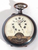 Last quarter of the 19th/first quarter of 20th century Hebdomas patent 8-day movement pocket watch