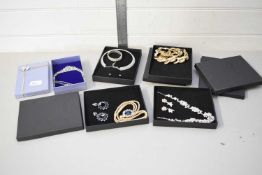 COLLECTION OF BOXED AS NEW COSTUME JEWELLERY