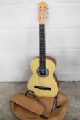 SPANISH ACOUSTIC GUITAR IN TRAVEL CASE