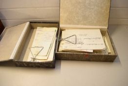 TWO BOXES VARIOUS INDENTURES, LEASE DOCUMENTS AND AGREEMENTS RELATING TO THOMAS BLACKWELL AND MISS