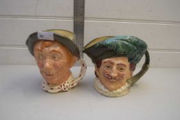 TWO ROYAL DOULTON CHARACTER JUGS 'JARGE' AND 'CAVALIER' (2)