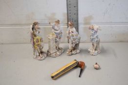 COLLECTION OF CONTINENTAL FIGURES AND OTHER ITEMS