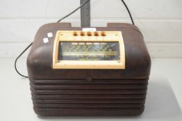 VINTAGE BUSH BAKELITE CASED RADIO