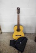 ACOUSTIC GUITAR WITH TRAVEL CASE