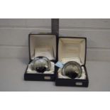 TWO CAITHNESS LIMITED EDITION PAPERWEIGHTS TO COMMEMORATE THE MARRIAGE OF THE PRINCE OF WALES AND