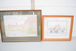 MIXED LOT COMPRISING A SMALL STUDY BY BRIAN STANNARD OF POST OFFICE AND STREET IN NORFOLK,