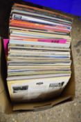 BOX OF MIXED RECORDS TO INCLUDE MAX BYGRAVES, PAT BOONE, AND MANY OTHERS