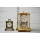 KUNDO MANTEL CLOCK AND ONE OTHER