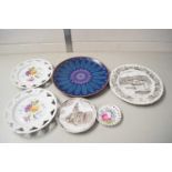 MIXED LOT DECORATED PLATES