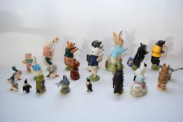 Group of Beswick wares including a quantity of pig musicians, large Bunnikins rabbit and Beswick